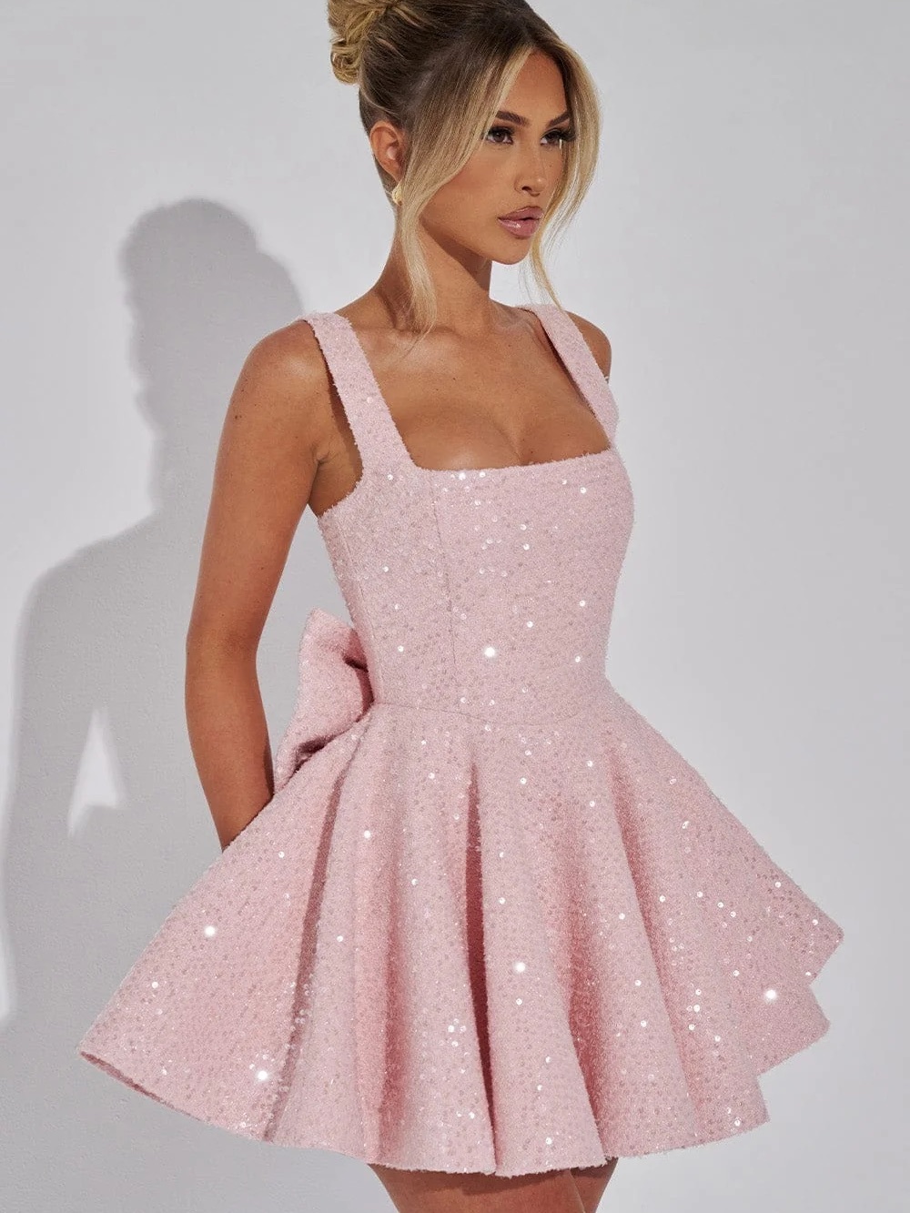 DOROTHY MINI DRESS - BLUSH